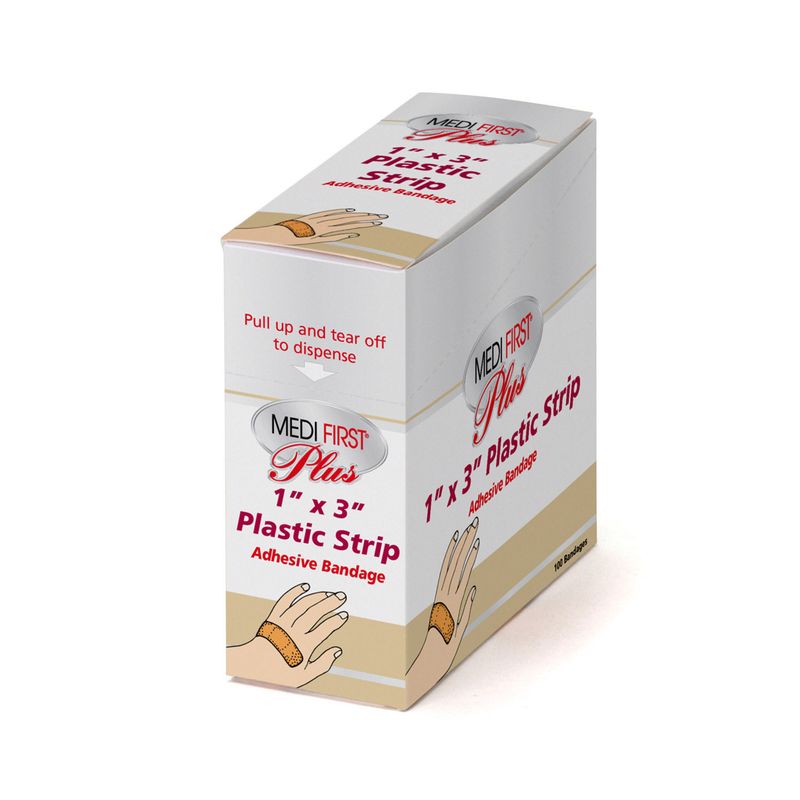 Plastic Strip Bandage, 1' x 3" (#P102033)