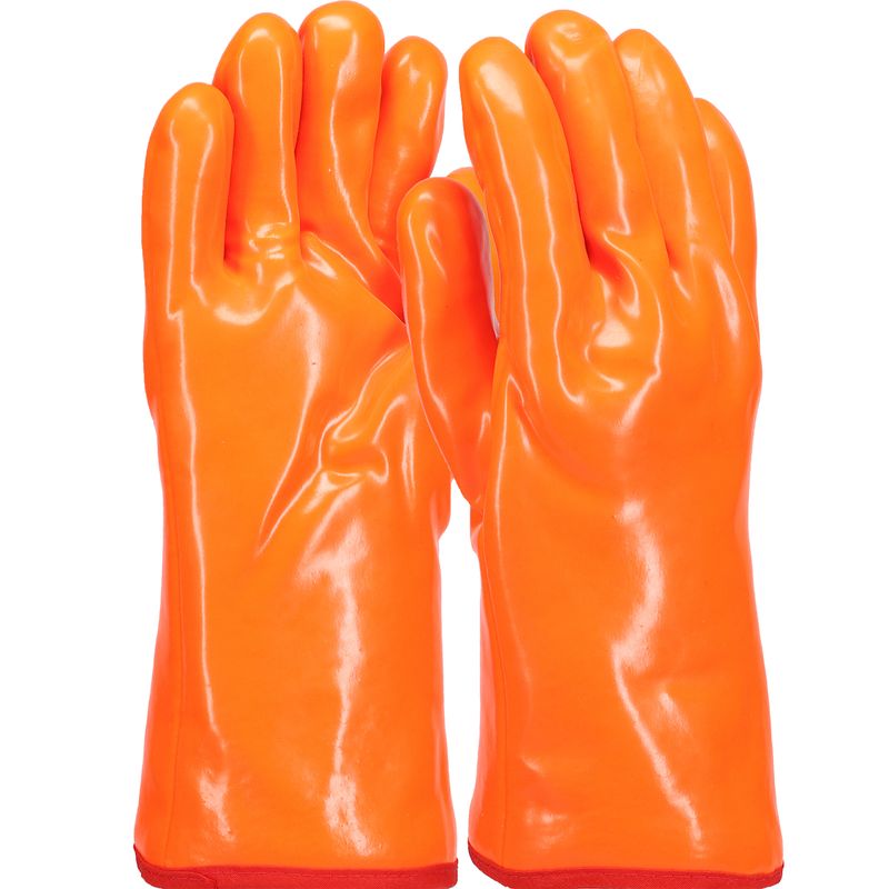 PIP® PVC Dipped Glove with Insulated Foam Liner and Smooth Finish - 12" Length (#1027OR)