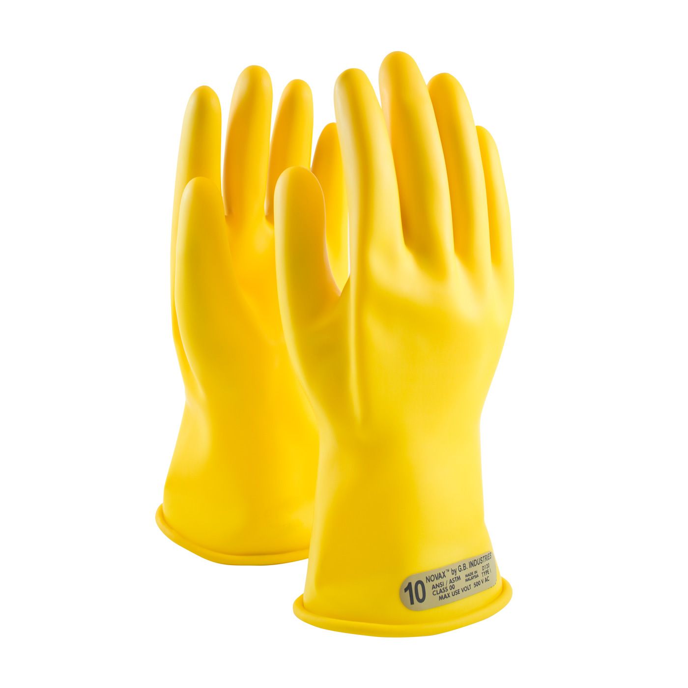 NOVAX® Class 00 Rubber Insulating Glove with Straight Cuff - 11" (#170-00-11)