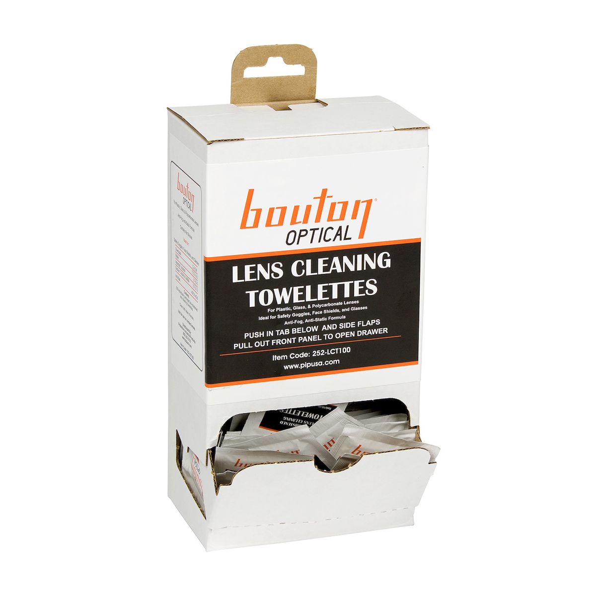 Bouton Optical Lens Cleaning Towelette Dispenser  (#252-LCT100)