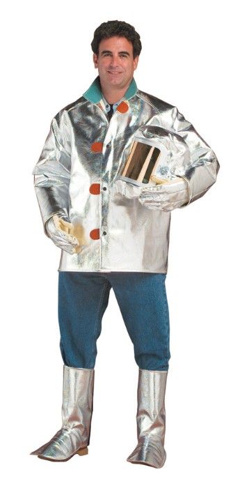 15oz. Aluminized Rayon 30" Jacket (#600-AR)