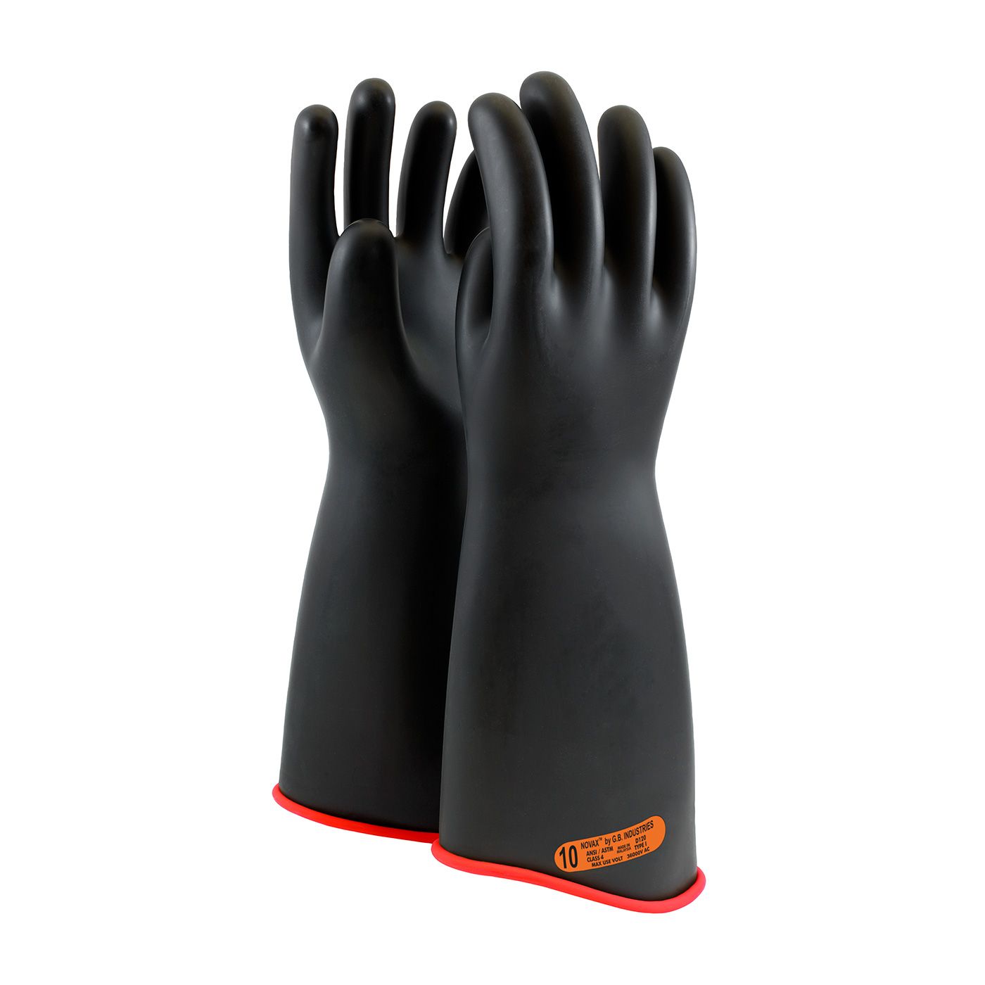 NOVAX® Class 4 Rubber Insulating Glove with Contour Cuff - 18 NOVAX® Class 4 Rubber Insulating Glove with Contour Cuff - 18" (#162-4-18)
