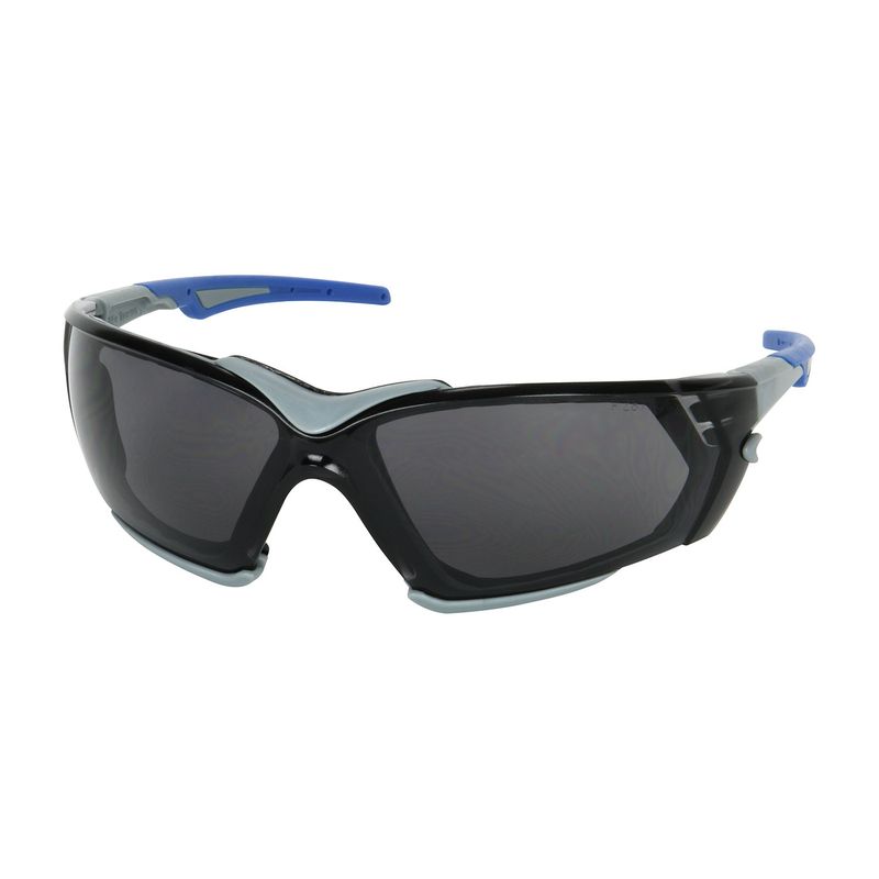 Fortify Rimless Safety Glasses with Gray Frame, Gray Lens, Foam Padding and Anti-Scratch / Anti-Fog Coating  (#250-54-0021)