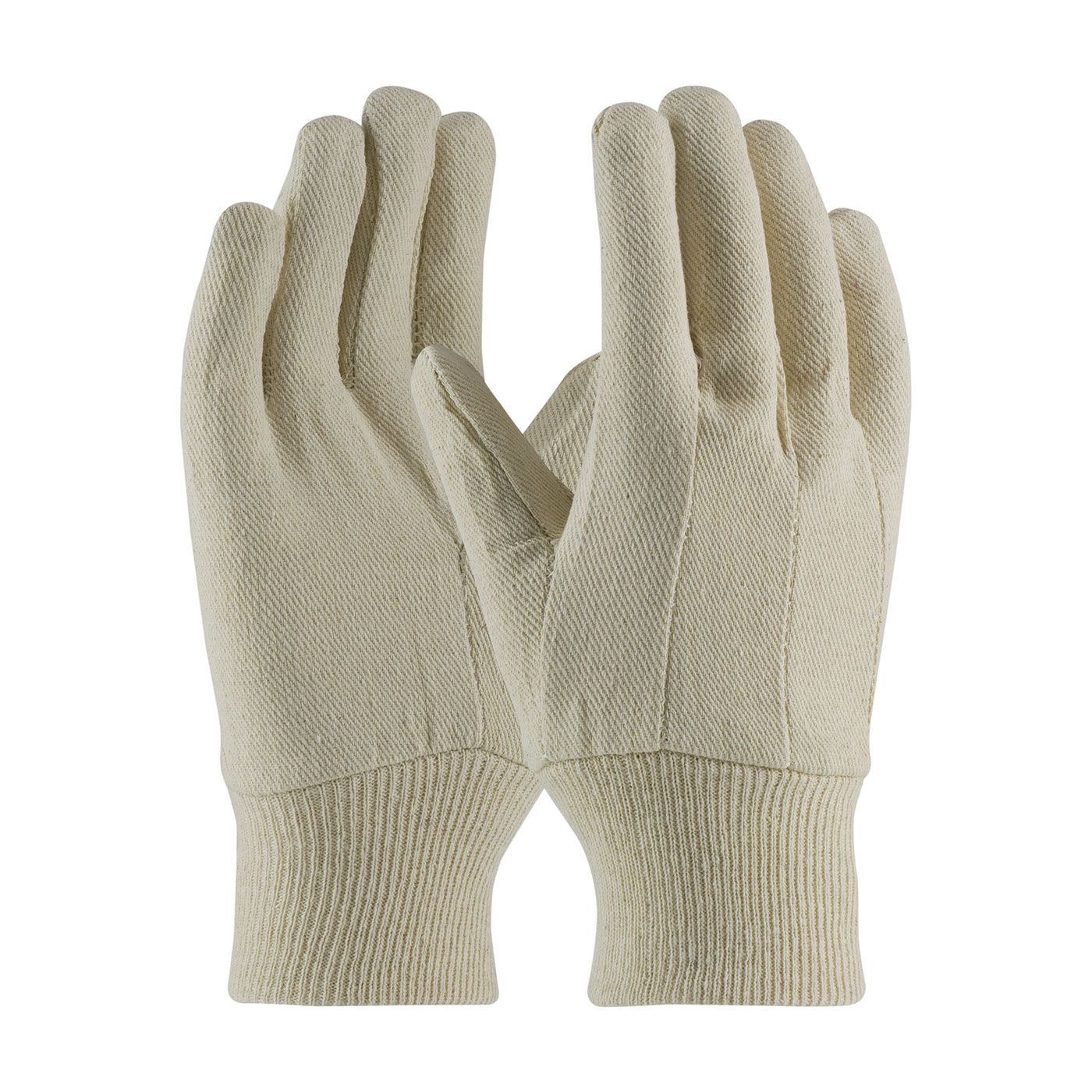 PIP Economy Grade Cotton Canvas Single Palm Glove - Knitwrist  (#90-908CI)