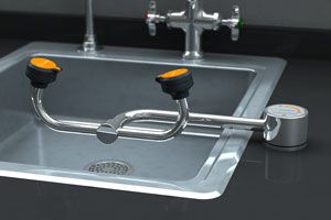 Guardian Eyewash, Deck Mounted AutoFlow™ 90° Swivel, Right Hand Mounting (#G1805) Guardian Eyewash, Deck Mounted AutoFlow™ 90° Swivel, Right Hand Mounting (#G1805)