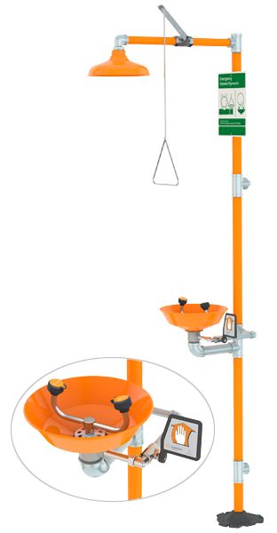 Guardian Safety Station with Eyewash, Plastic Bowl (#G1902P)