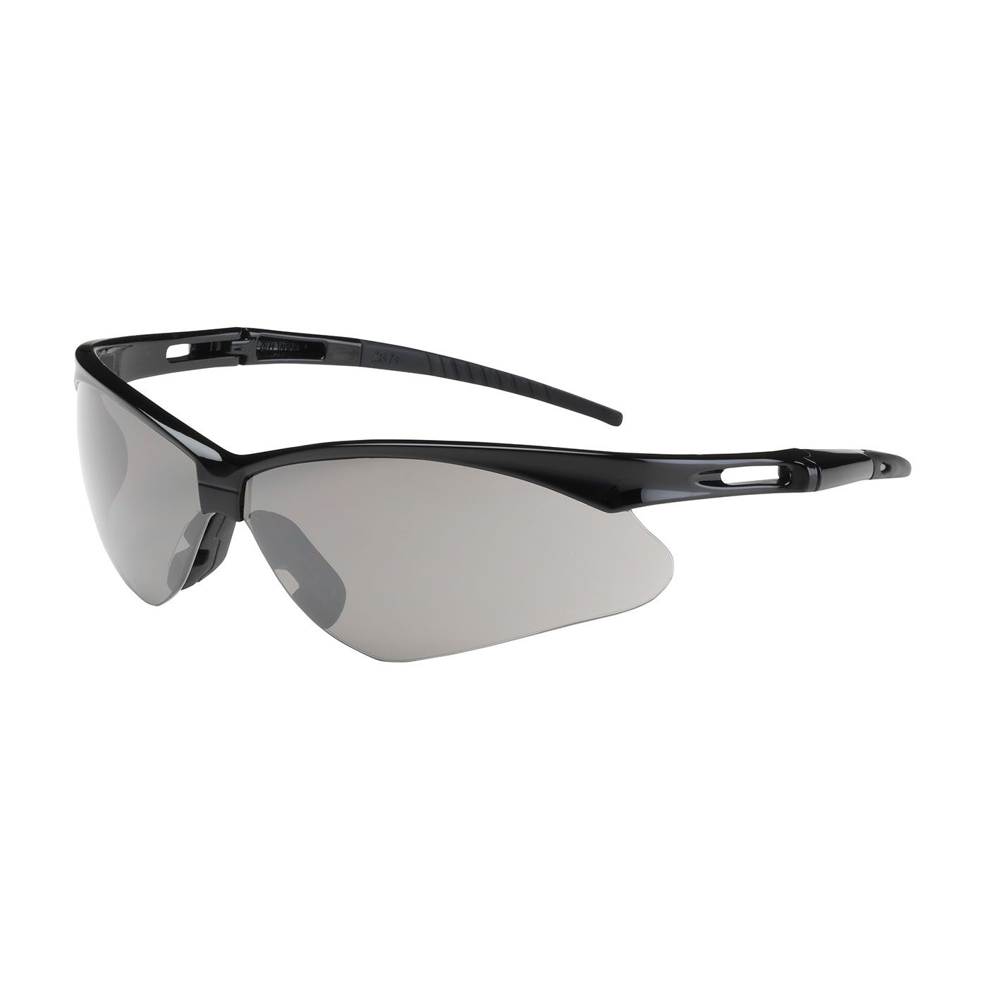 Anser Semi-Rimless Safety Glasses with Black Frame, Light Gray Lens and FogLess 3Sixty Coating  (#250-AN-10551)