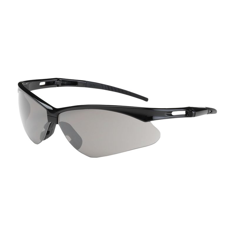 Anser Semi-Rimless Safety Glasses with Black Frame, Light Gray Lens and FogLess 3Sixty Coating  (#250-AN-10551)