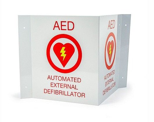 ZOLL Medical Projection Wall Sign (#9310-0738)