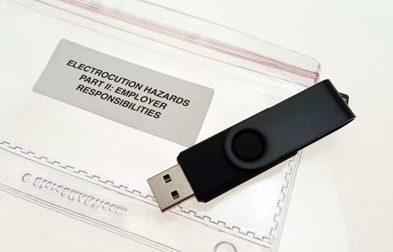 Electrocution Hazards in Construction Environments Part 2 - Employer Requirements DVD Program on USB (#V000369UET)