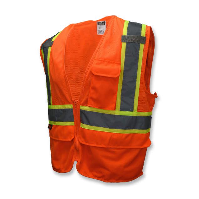 Type R Class 2 Multipurpose Surveyor Vest, Hi-Viz Orange (#SV272-2ZOM) Type R Class 2 Multipurpose Surveyor Vest, Hi-Viz Orange (#SV272-2ZOM)
