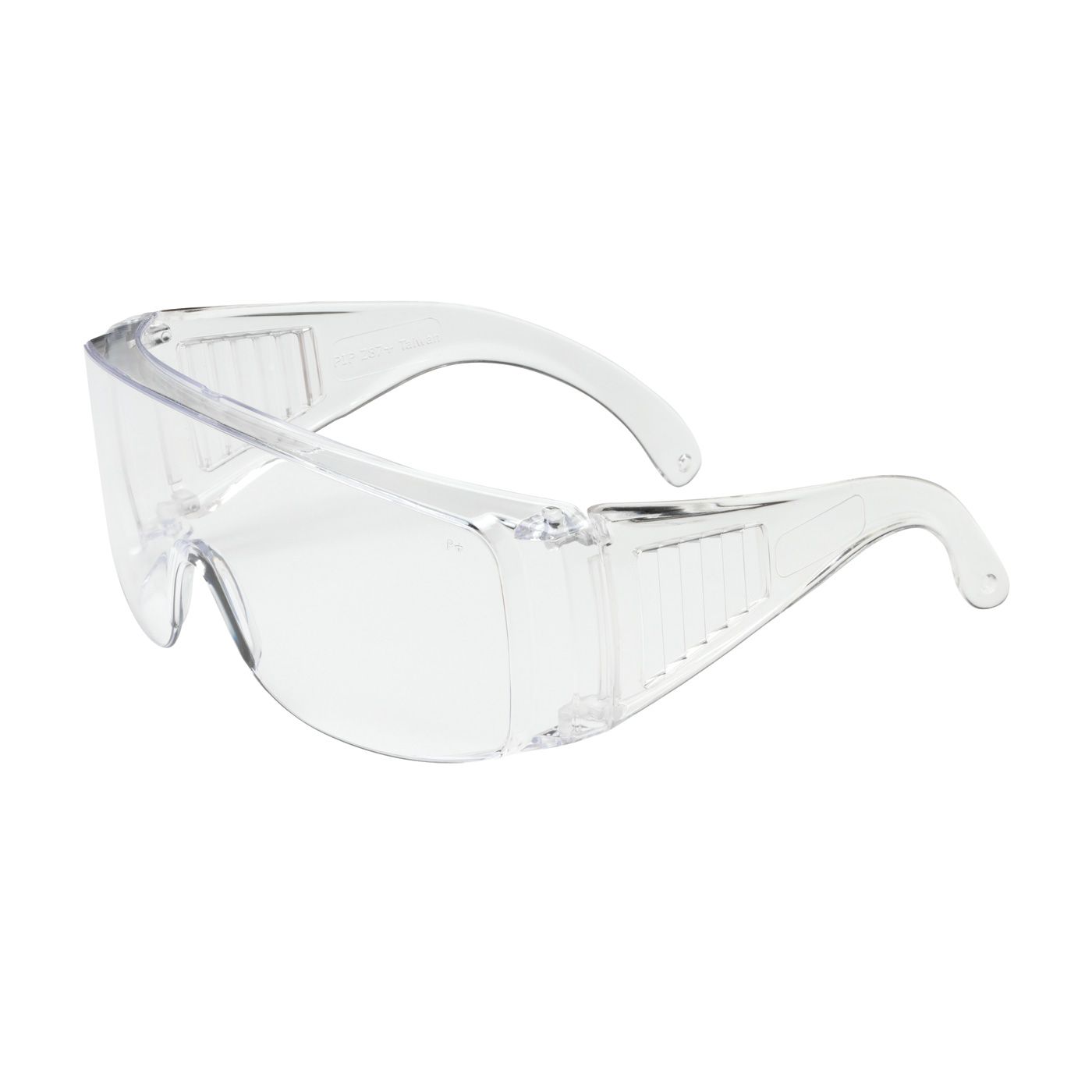 The Scout OTG Rimless Safety Glasses with Clear Temple, Clear Lens and Anti-Scratch Coating  (#250-99-0900)