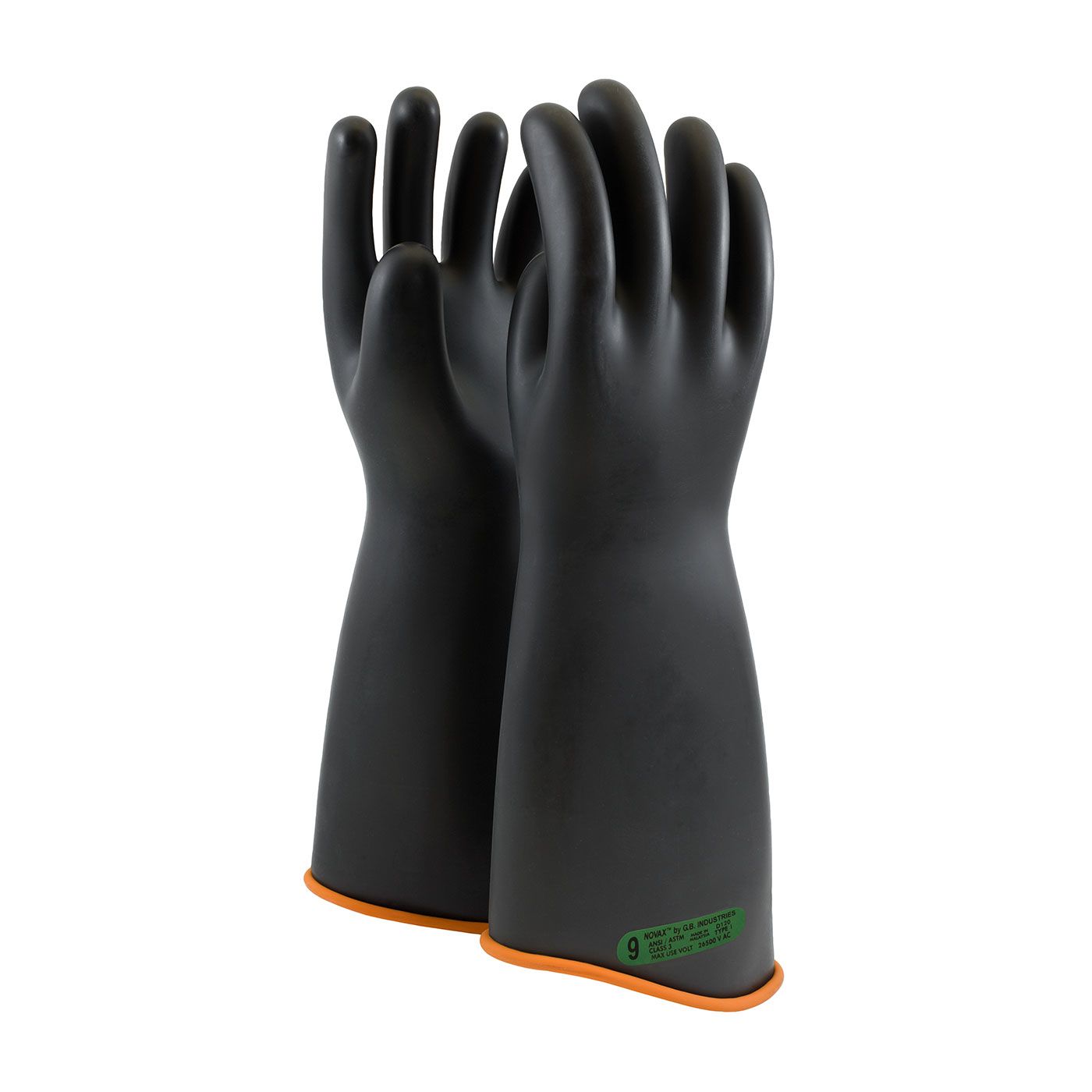 NOVAX® Class 3 Rubber Insulating Glove with Contour Cuff - 18 NOVAX® Class 3 Rubber Insulating Glove with Contour Cuff - 18" (#158-3-18)