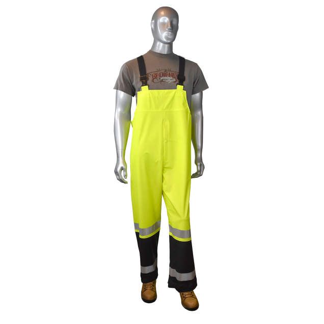 Radians 35mm High Visibility Rain Bib Overall (#RW07O-ESGV)
