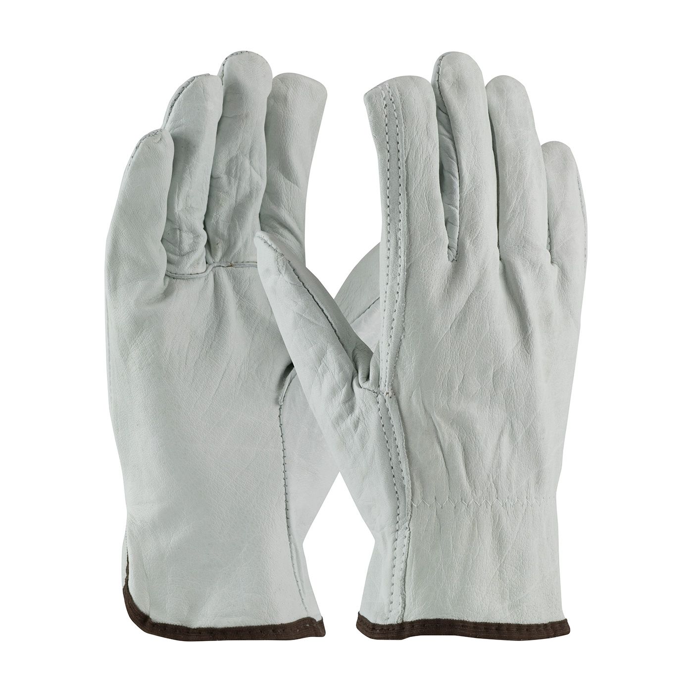 PIP Industry Grade Top Grain Cowhide Leather Drivers Glove - Straight Thumb  (#68-106)