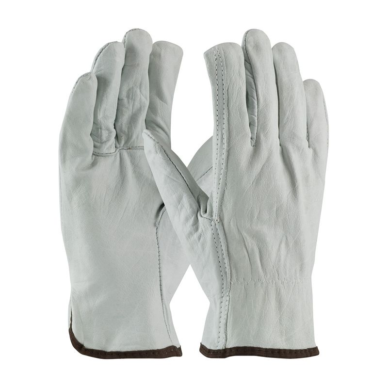 PIP Industry Grade Top Grain Cowhide Leather Drivers Glove - Straight Thumb  (#68-106)