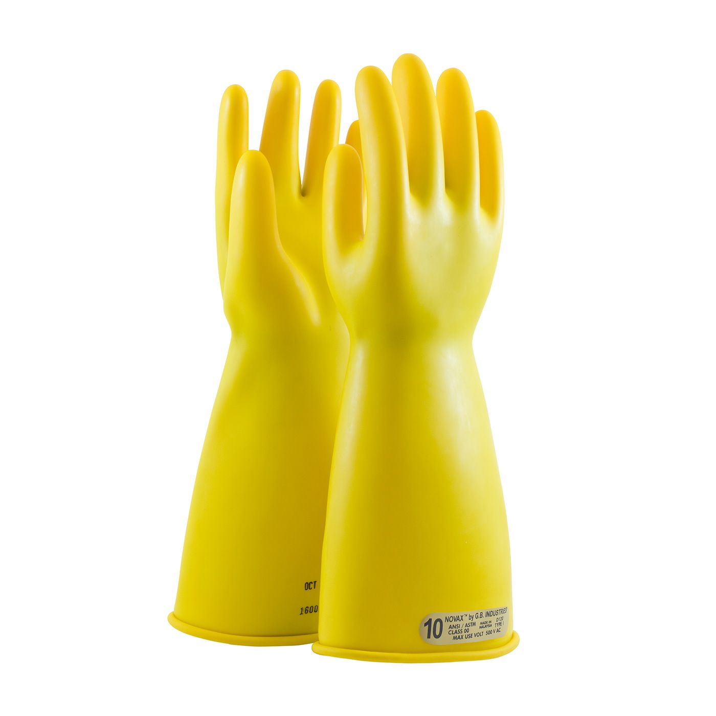 NOVAX® Class 00 Rubber Insulating Glove with Straight Cuff - 14 NOVAX® Class 00 Rubber Insulating Glove with Straight Cuff - 14" (#170-00-14)