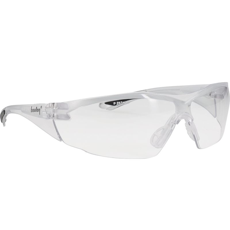 Pulse Rimless Safety Glasses with Clear Temple, Clear Lens and Anti-Scratch / Anti-Fog Coating  (#250-49-0020)