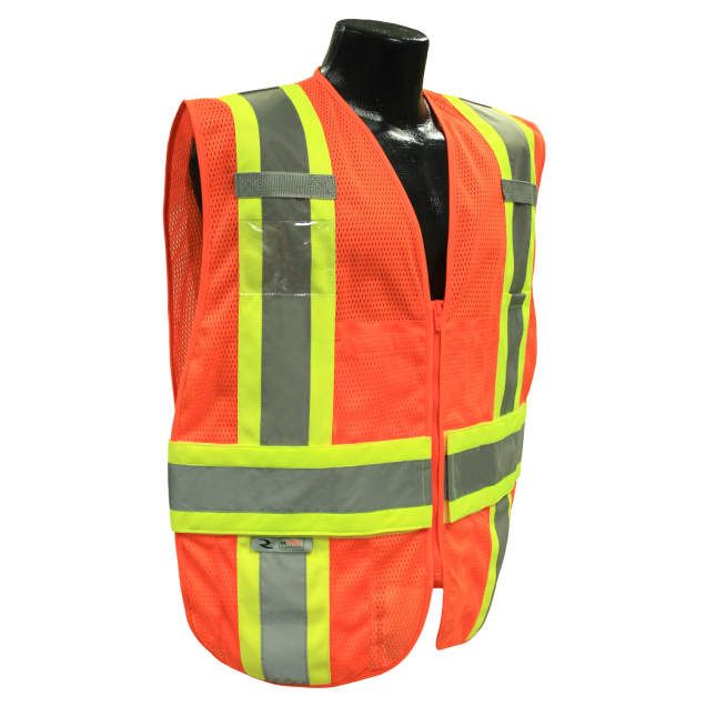 Type R Class 2 Expandable Two Tone Vest, Hi-Viz Orange (#SV23-2ZOM) Type R Class 2 Expandable Two Tone Vest, Hi-Viz Orange (#SV23-2ZOM)