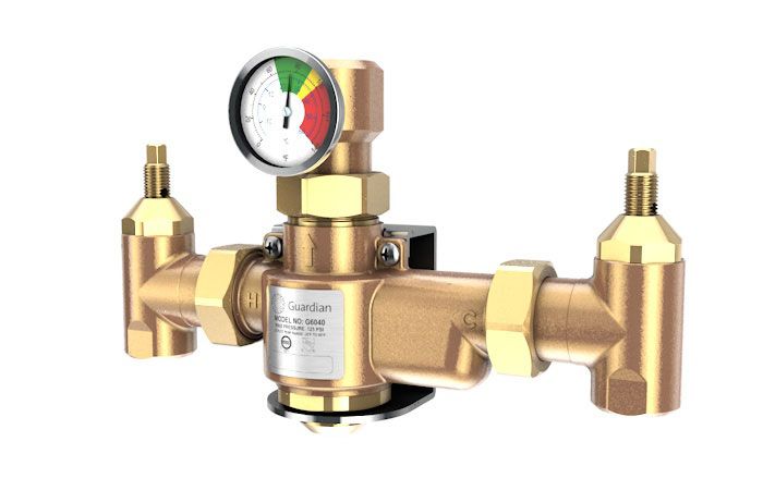 Guardian Thermostatic Mixing Valve, 50 Gallon/189 Liter Capacity (#G6040) Guardian Thermostatic Mixing Valve, 50 Gallon/189 Liter Capacity (#G6040)