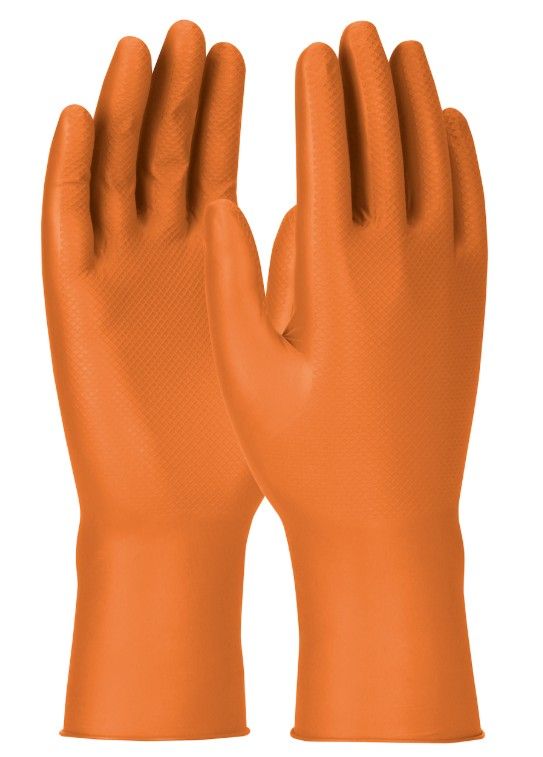 Grippaz™ Engage Extended Use Ambidextrous Nitrile Glove with Textured Fish Scale Grip - 7 Mil (#67-307) Grippaz™ Engage Extended Use Ambidextrous Nitrile Glove with Textured Fish Scale Grip - 7 Mil (#67-307)