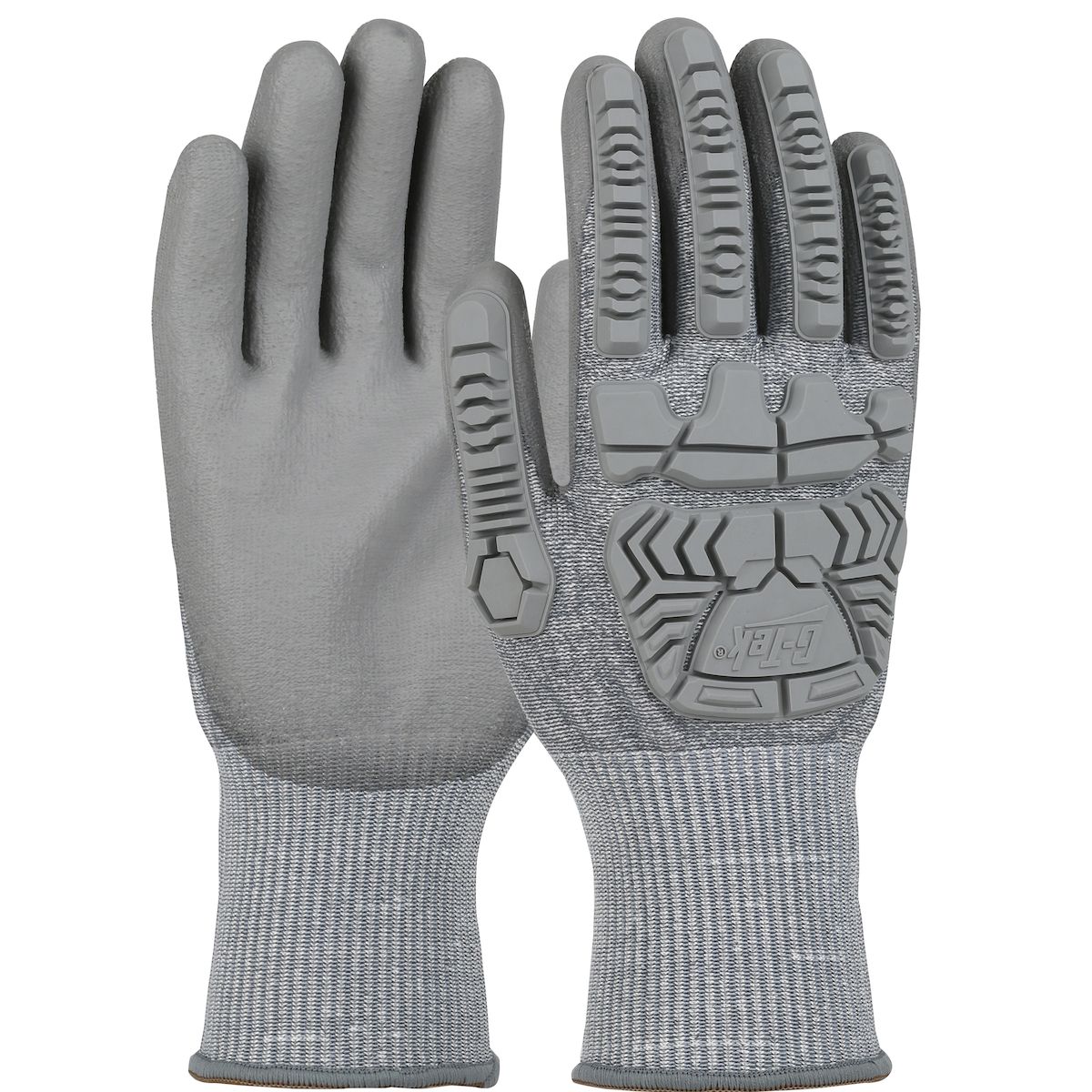 G-Tek® Seamless Knit HPPE Blended Glove with Impact Protection and Polyurethane Coated Palm & Fingers (#710HGUB) G-Tek® Seamless Knit HPPE Blended Glove with Impact Protection and Polyurethane Coated Palm & Fingers (#710HGUB)