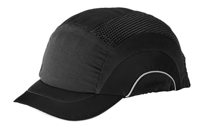 JSP® HardCap A1+™ Baseball Style Bump Cap with HDPE Protective Liner and Adjustable Back - Short Brim (#282-ABS150)