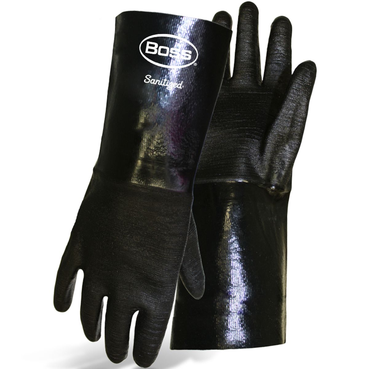 PIP® Chemguard+™ 14 PIP® Chemguard+™ 14" Long Heavyweight Neoprene with Interlock Lined and Crinkle Grip (#1SN2537)
