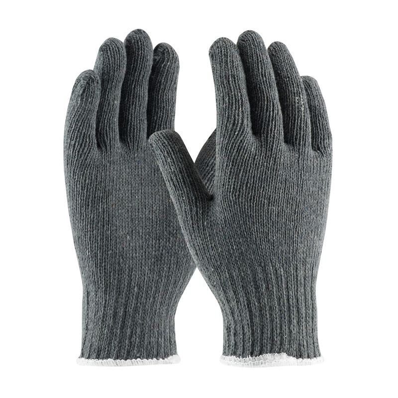 PIP Medium Weight Seamless Knit Cotton/Polyester Glove - Gray  (#35-C500)
