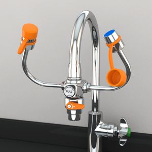 Guardian EyeSafe-X Faucet-Mounted Eyewash with Faucet Control Valve (#G1201)