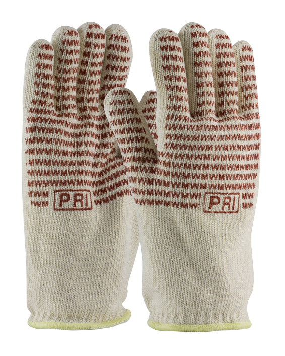 PIP Double-Layered Cotton Seamless Knit Hot Mill Glove with Double-Sided EverGrip Nitrile Coating - 32 oz  (#43-802)