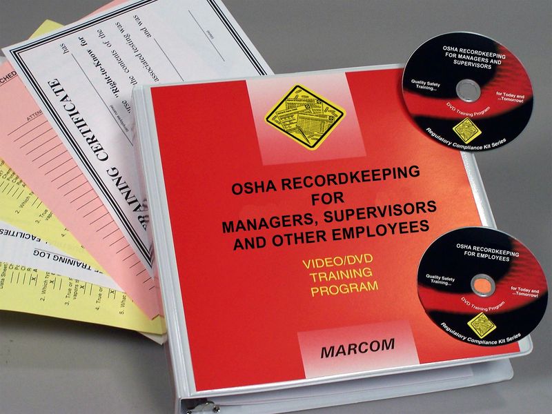 OSHA Recordkeeping for Managers, Supervisors, and Employees DVD Program (#V0003029EO)