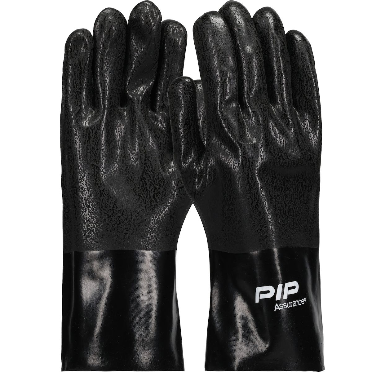 Assurance® Premium PVC Dipped Glove with Interlock Liner and Rough Sandy Finish - 12 Assurance® Premium PVC Dipped Glove with Interlock Liner and Rough Sandy Finish - 12" Length (#58-8130DD)