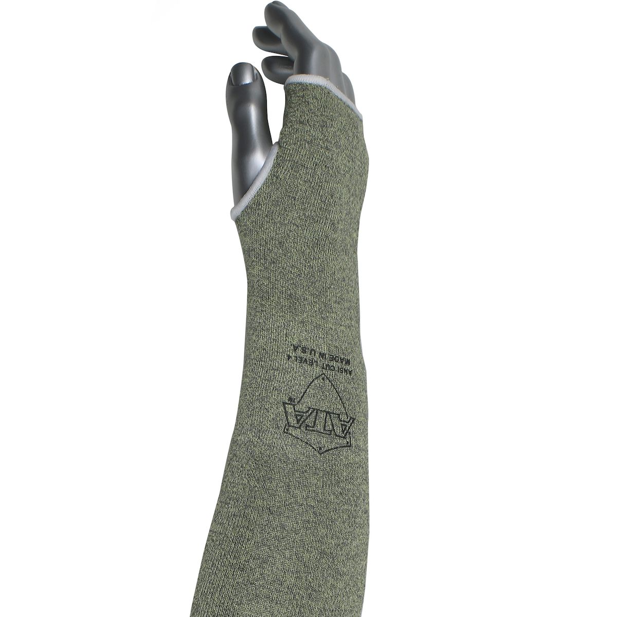 Kut Gard Single-Ply ATA Hide-Away Blended Sleeve with Sta-Cool Plating with Thumb Hole (#MSATA/HACM-T) Kut Gard Single-Ply ATA Hide-Away Blended Sleeve with Sta-Cool Plating with Thumb Hole (#MSATA/HACM-T)