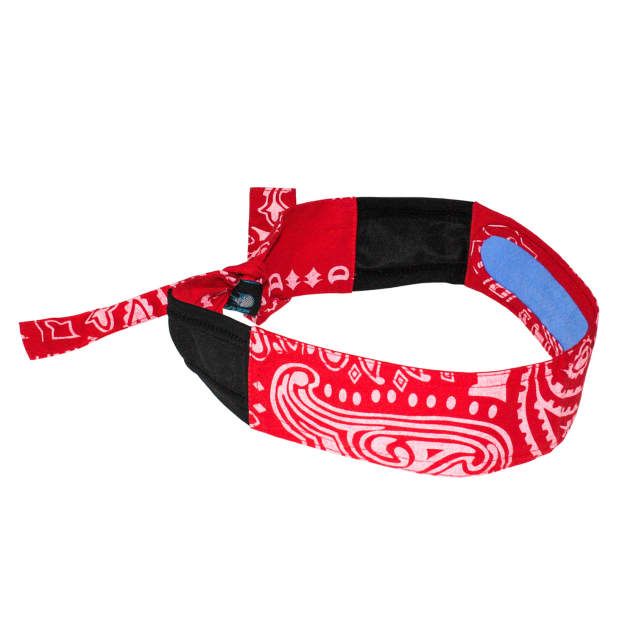 Arctic Cooling Headband, red paisley (#RCS107)