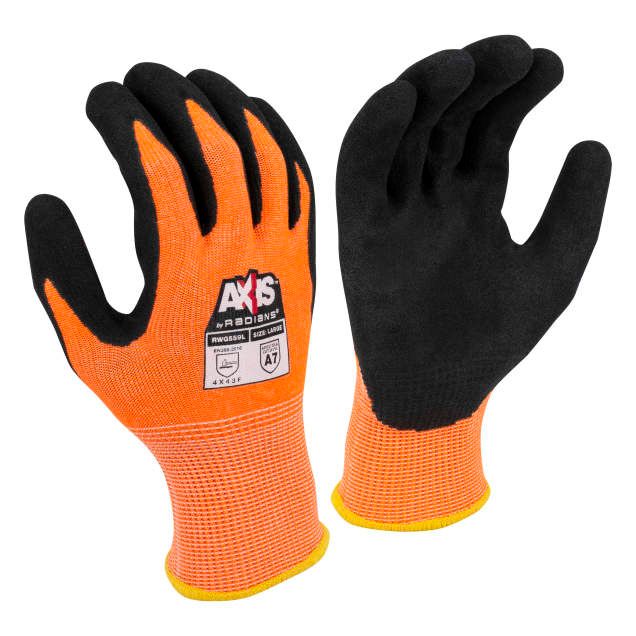 Radians AXIS™ A7 Sandy Nitrile Coated Cut Protection Glove (#RWG559) Radians AXIS™ A7 Sandy Nitrile Coated Cut Protection Glove (#RWG559)