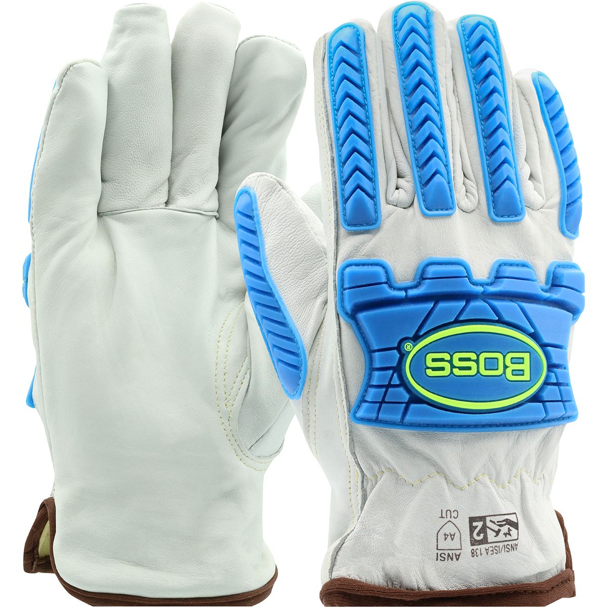 Boss® Top Grain Sheepskin Leather Drivers Glove with Para-Aramid Blend Lining and Impact Protection (#9120) Boss® Top Grain Sheepskin Leather Drivers Glove with Para-Aramid Blend Lining and Impact Protection (#9120)