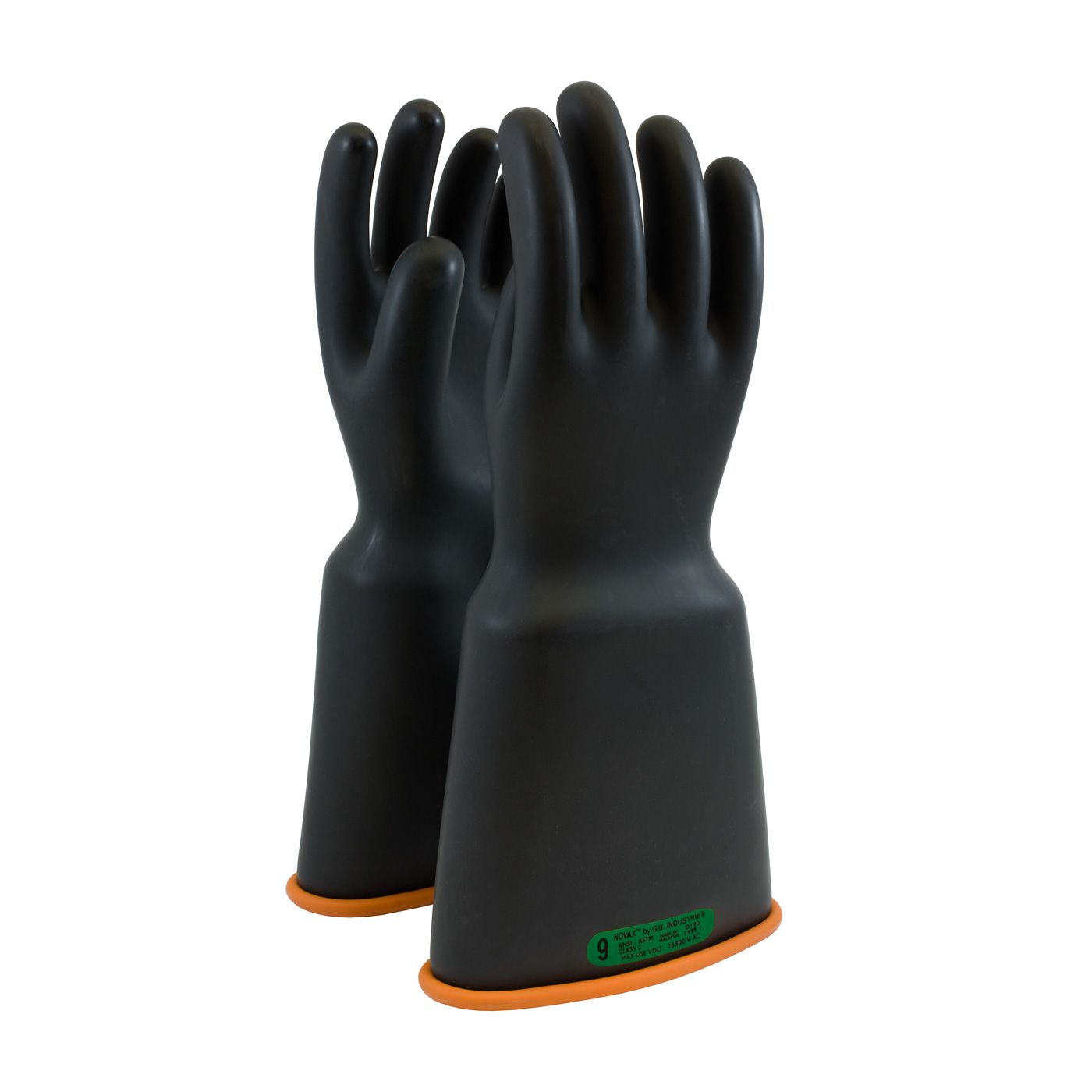 NOVAX® Class 3 Rubber Insulating Glove with Bell Cuff - 16 NOVAX® Class 3 Rubber Insulating Glove with Bell Cuff - 16" (#159-3-16)