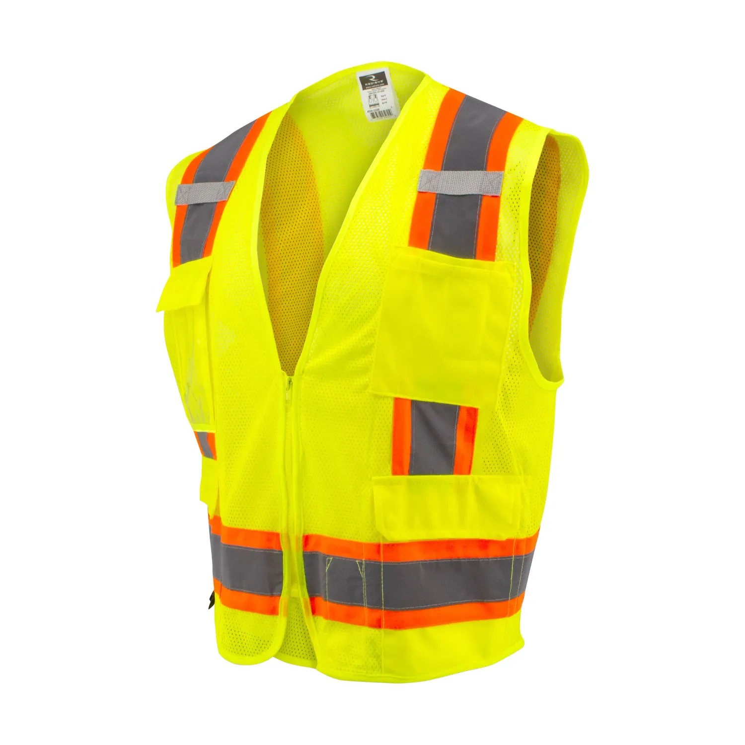Two Tone Surveyor Class 2 Hi-Viz Green (#SV6-2ZGM)