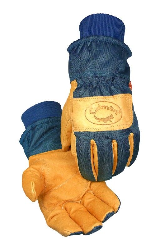 Caiman Pigskin Leather Palm Glove with Polyester Back and Heatrac Insulation (#1354) Caiman Pigskin Leather Palm Glove with Polyester Back and Heatrac Insulation (#1354)