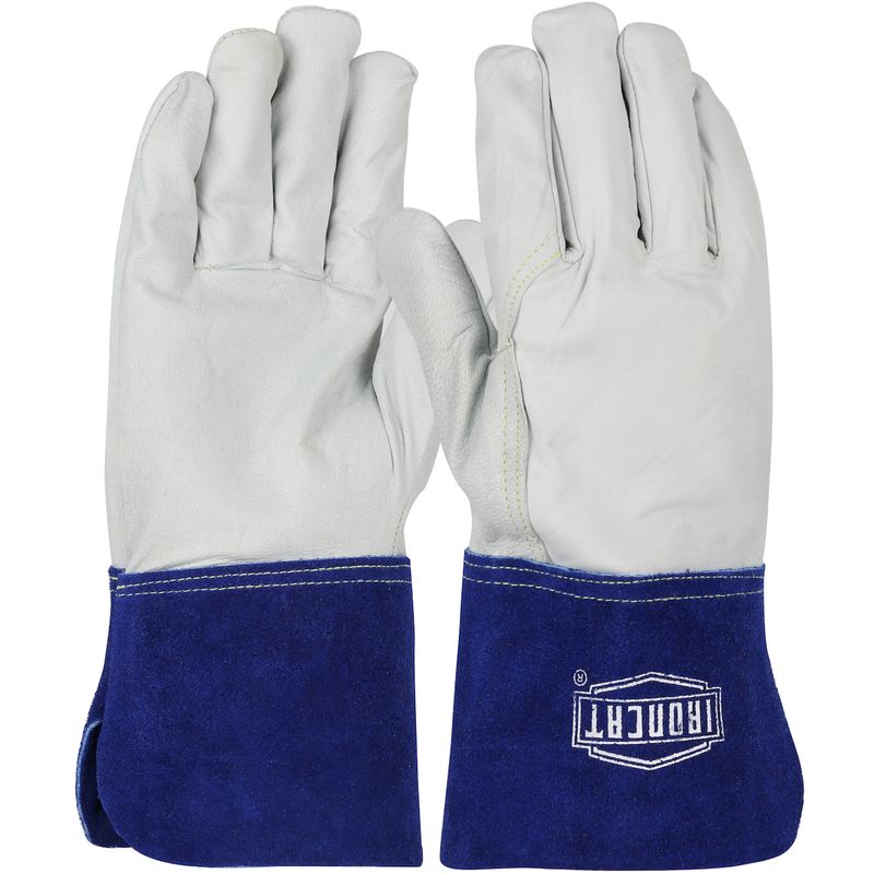Ironcat® Premium Top Grain Goatskin Leather TIG Welder's Glove with Kevlar® Stitching - 5" Gauntlet Cuff (#6142)