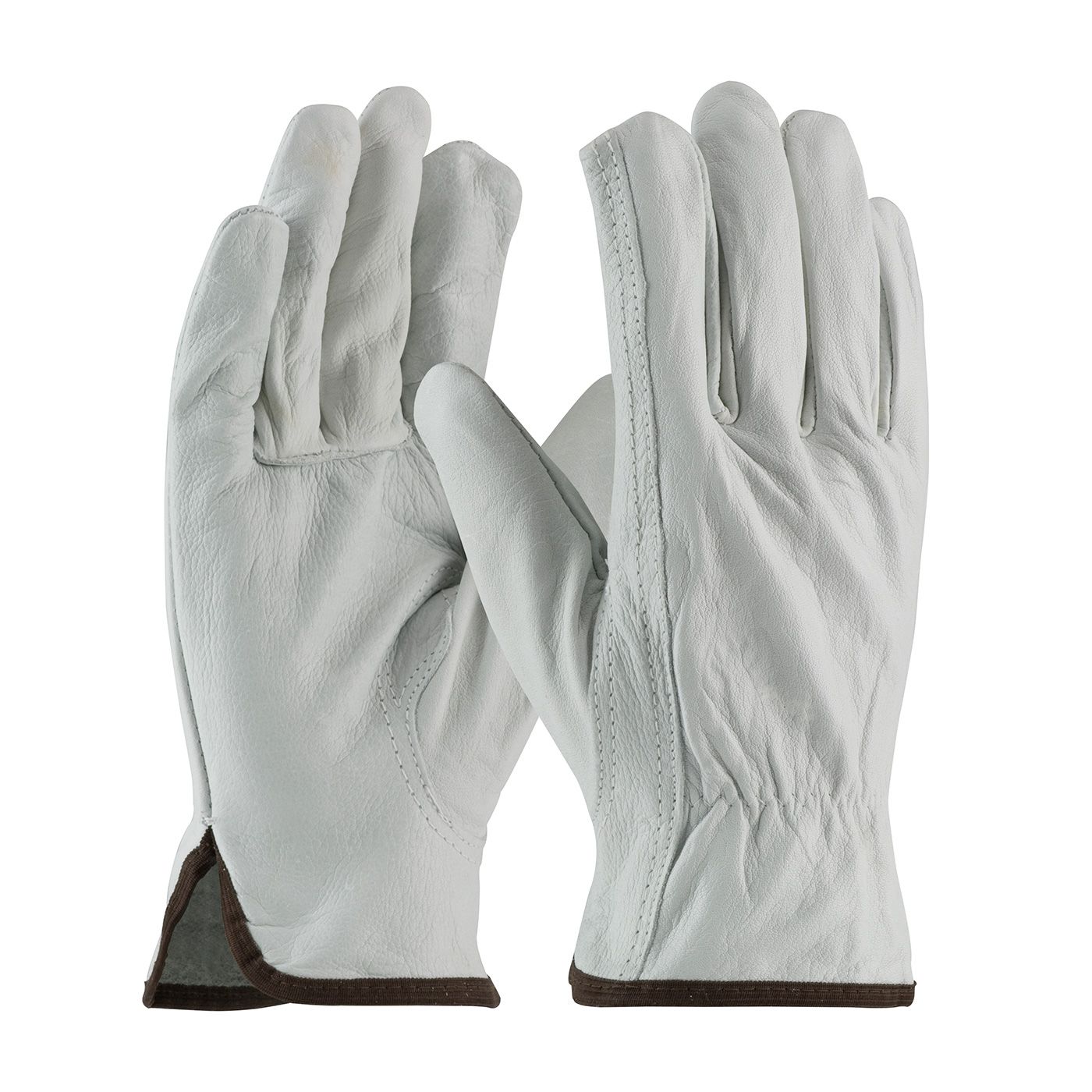 PIP Economy Grade Top Grain Cowhide Leather Drivers Glove - Keystone Thumb  (#68-162)
