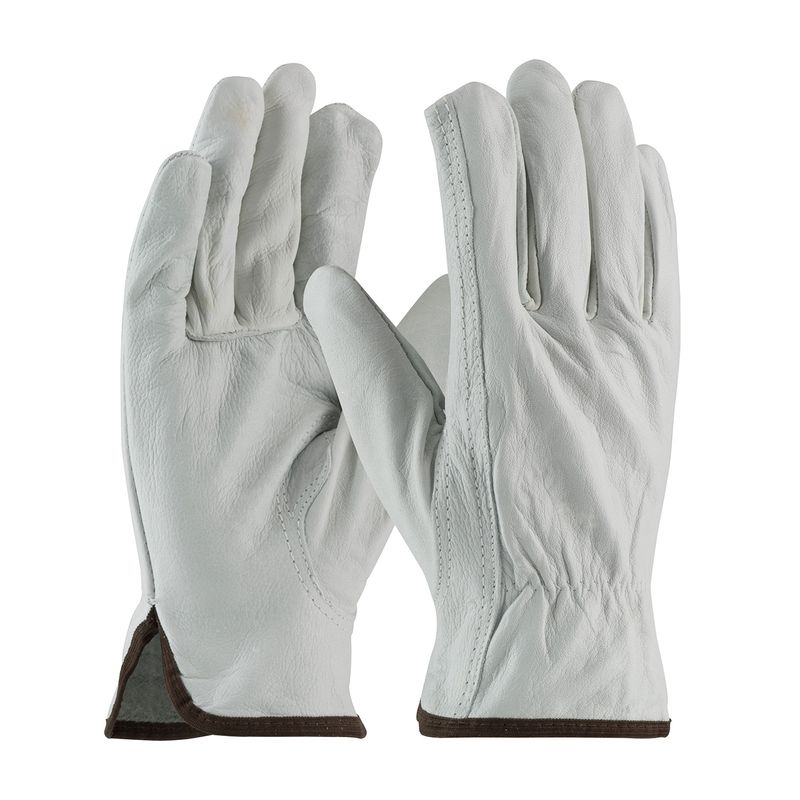 PIP Economy Grade Top Grain Cowhide Leather Drivers Glove - Keystone Thumb  (#68-162)