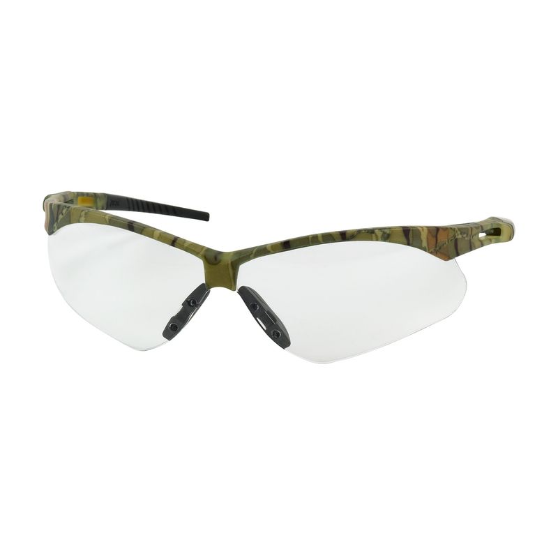 Anser Semi-Rimless Safety Glasses with Camouflage Frame, Clear Lens and Anti-Scratch Coating  (#250-AN-10130)