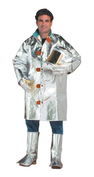 19oz. Aluminized Carbon Kevlar 40" Jacket (#601-ACK)