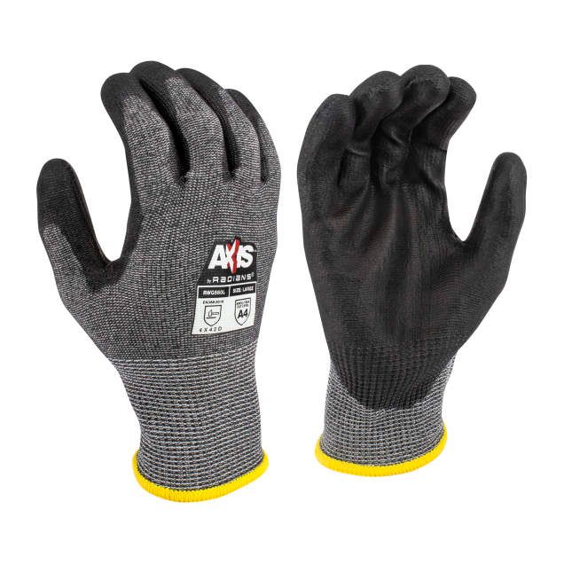 Radians AXIS™ A4 Polyurethane Coated Cut Protection Glove (#RWG560) Radians AXIS™ A4 Polyurethane Coated Cut Protection Glove (#RWG560)