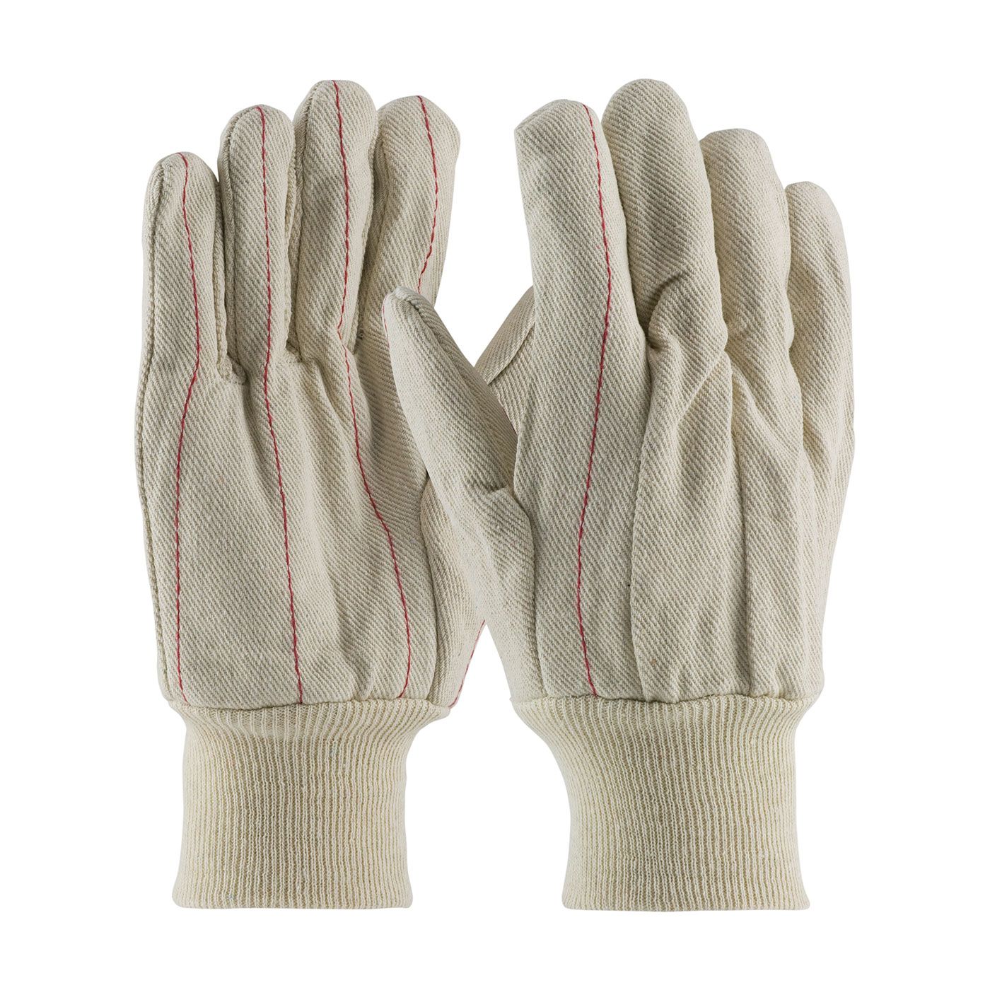 PIP Cotton Canvas Double Palm Glove with Nap-in Finish - Knitwrist  (#92-918)