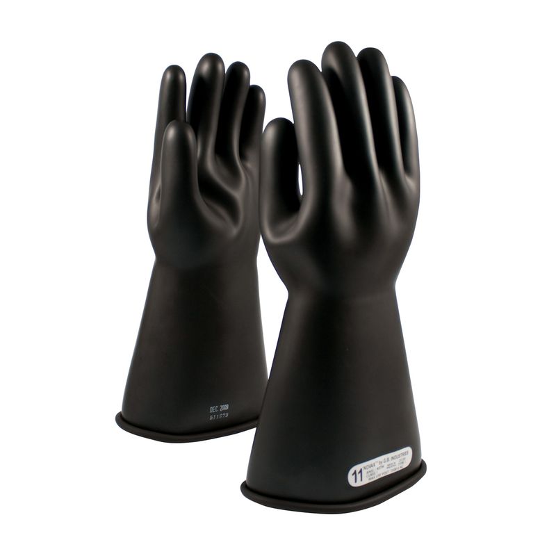 NOVAX® Class 1 Rubber Insulating Glove with Straight Cuff - 14" (#150-1-14)