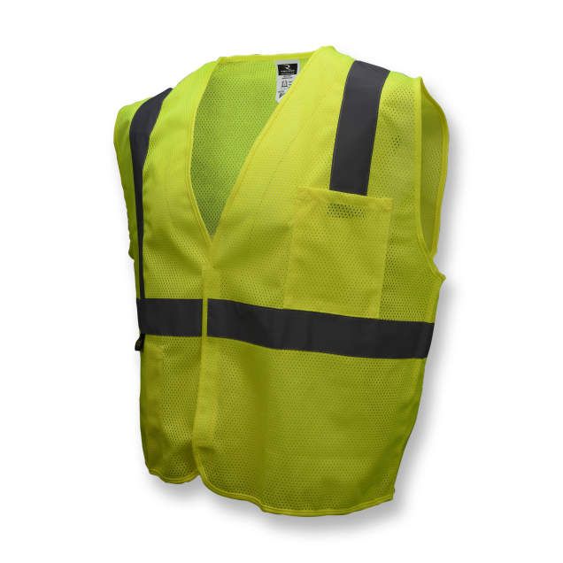 Economy Class 2 Vest, Hi-Viz Green Mesh (#SV2GM) Economy Class 2 Vest, Hi-Viz Green Mesh (#SV2GM)