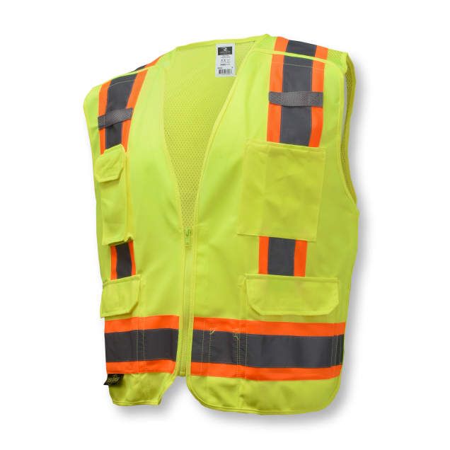 Surveyor Type R Class 2 Breakaway Vest, Hi-Viz Green (#SV46G)